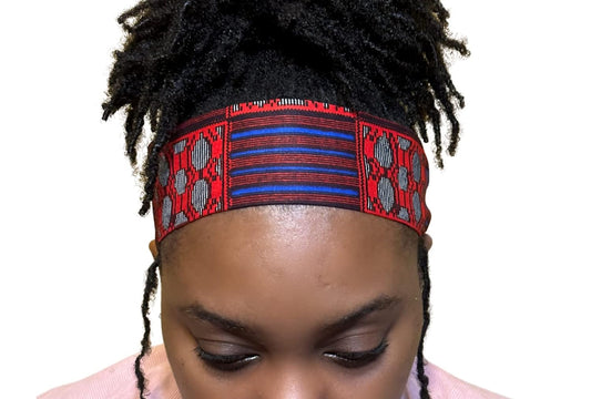 African Print Adjustable Headband