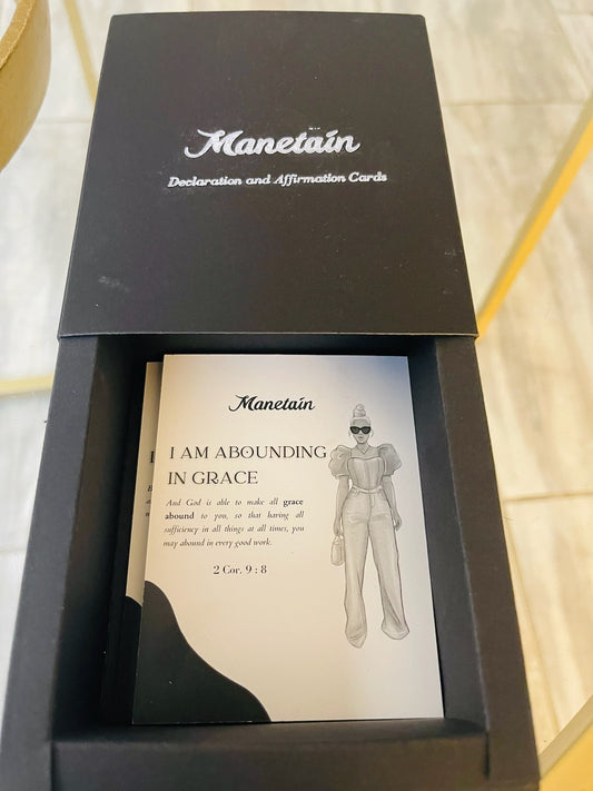 Manetain Affirmation Cards