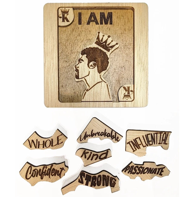 "I Am" Affirmations Puzzle - KING