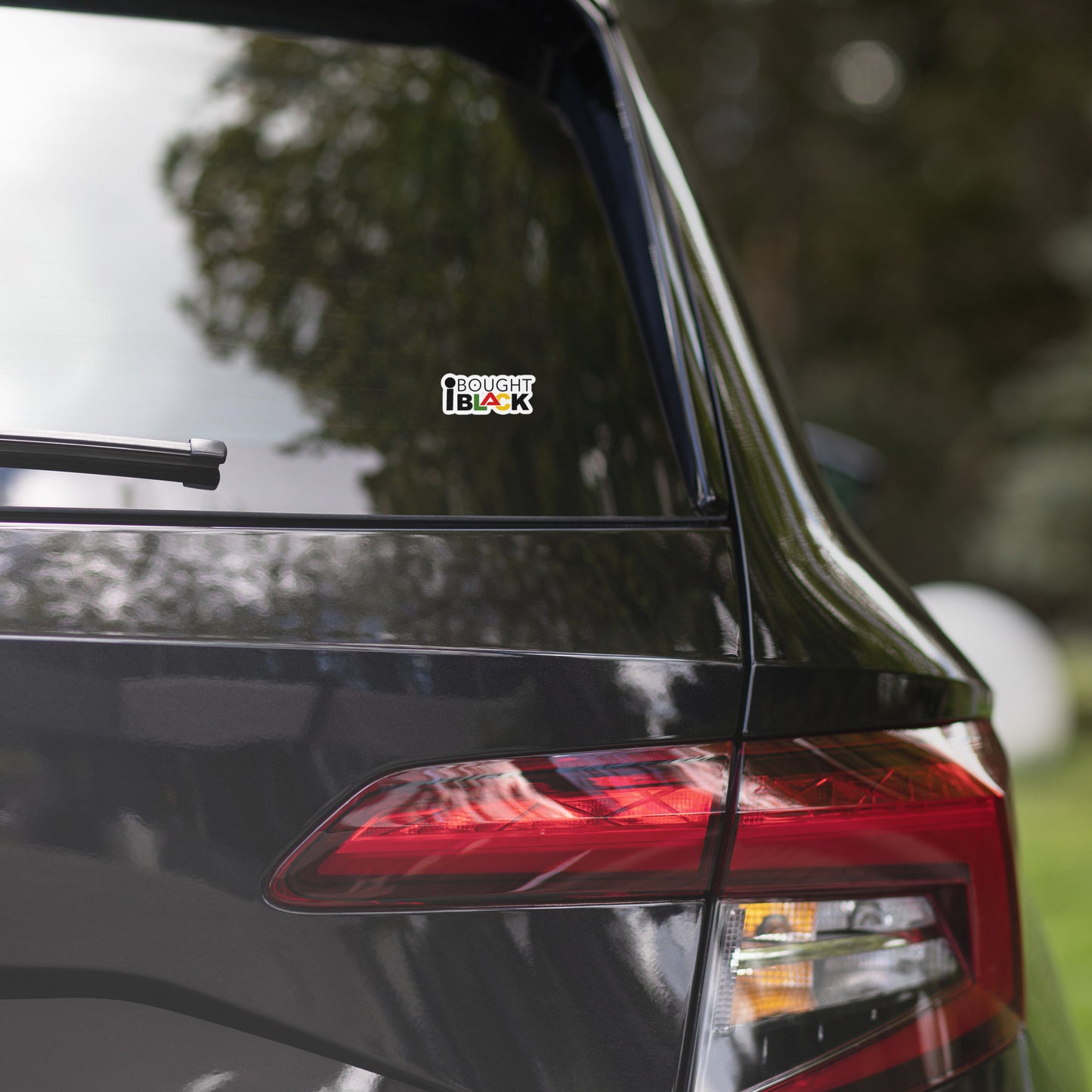 I BOUGHT BLACK Sticker