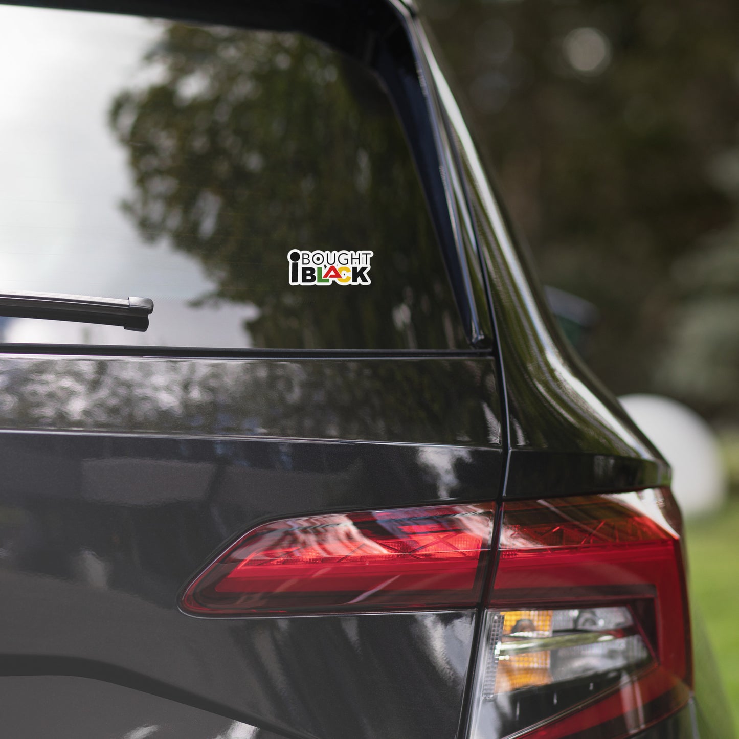 I BOUGHT BLACK Sticker