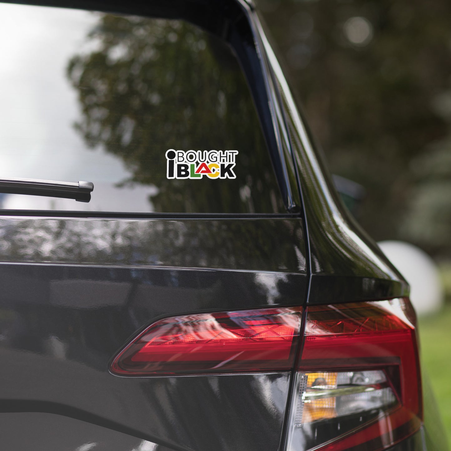 I BOUGHT BLACK Sticker