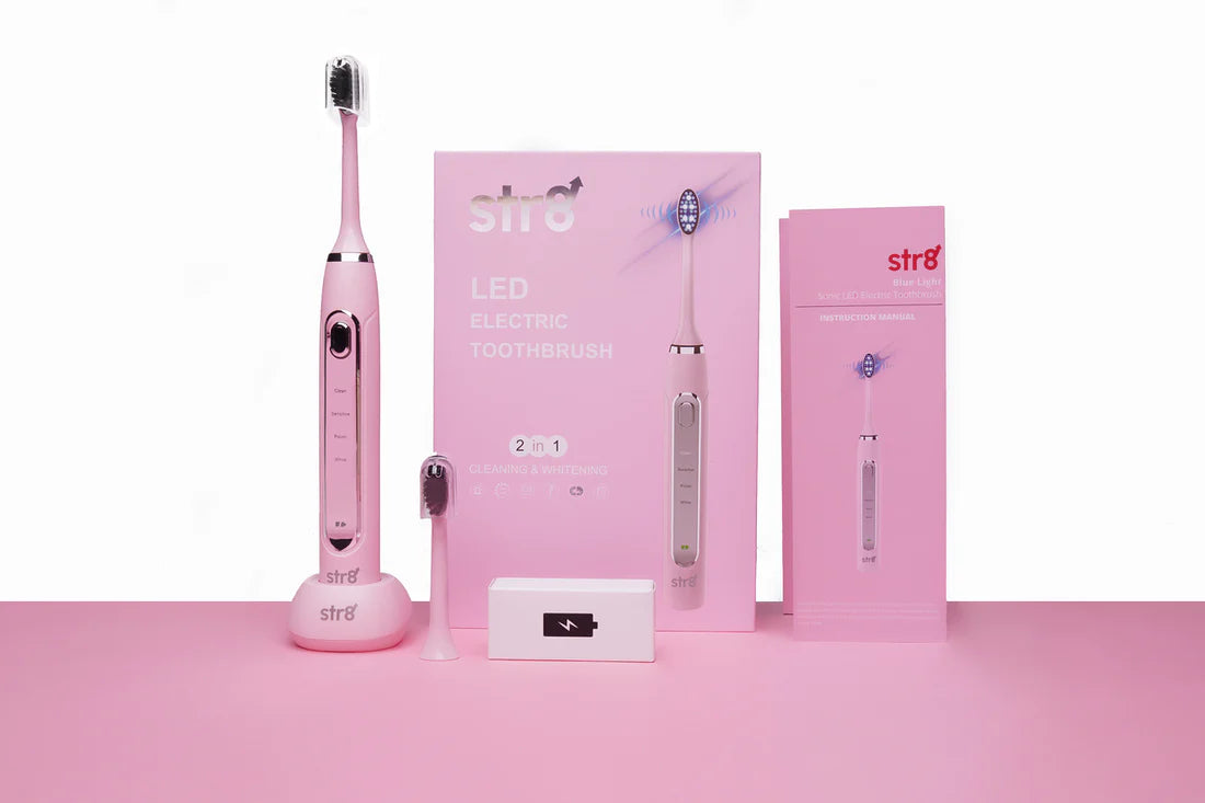 STR8 White LED Electric Toothrbush