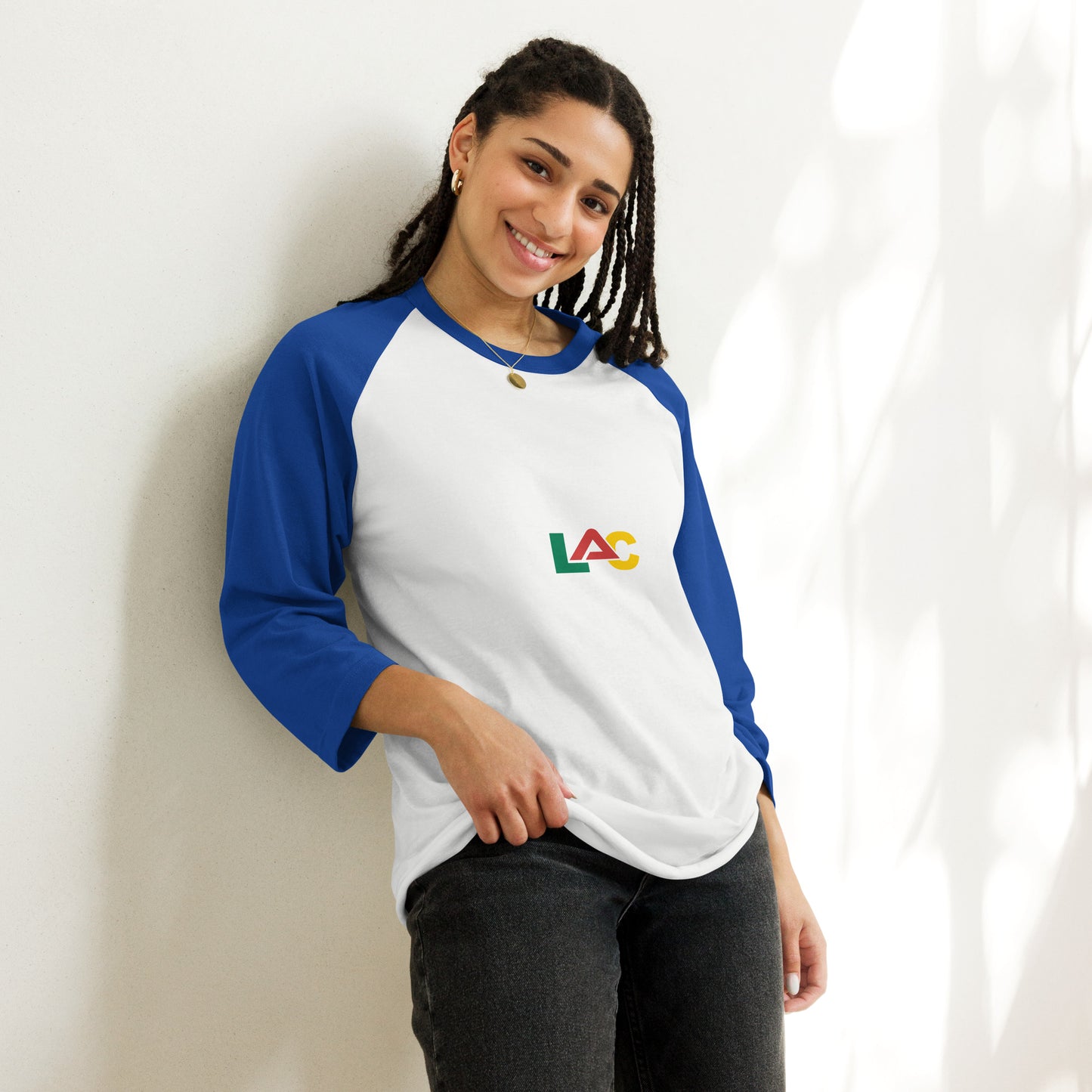 I BOUGHT BLACK 3/4 sleeve raglan shirt