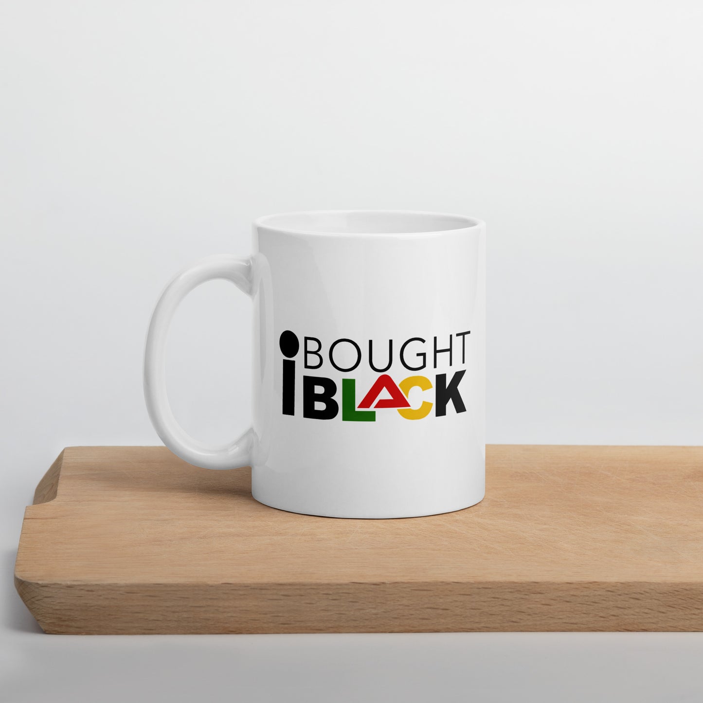 I Bought Black Coffee Mug (White)