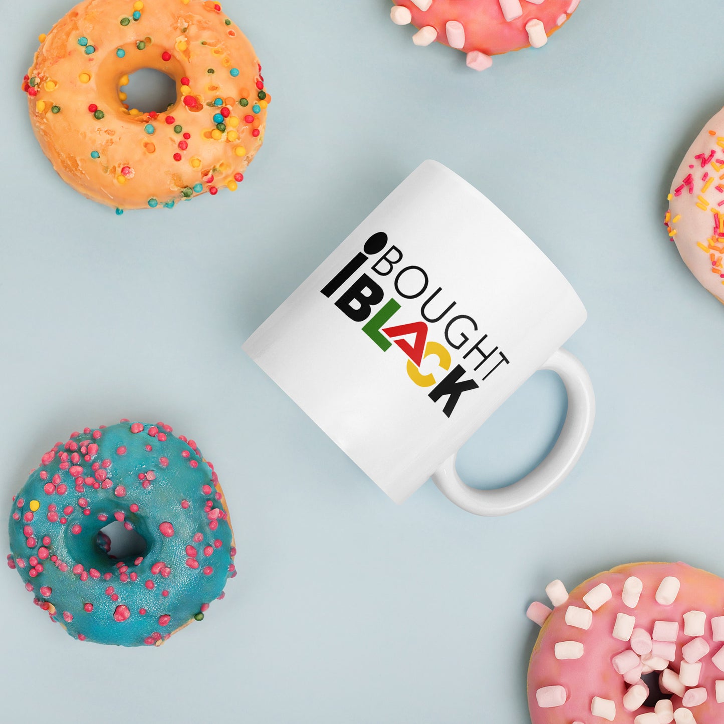 I Bought Black Coffee Mug (White)