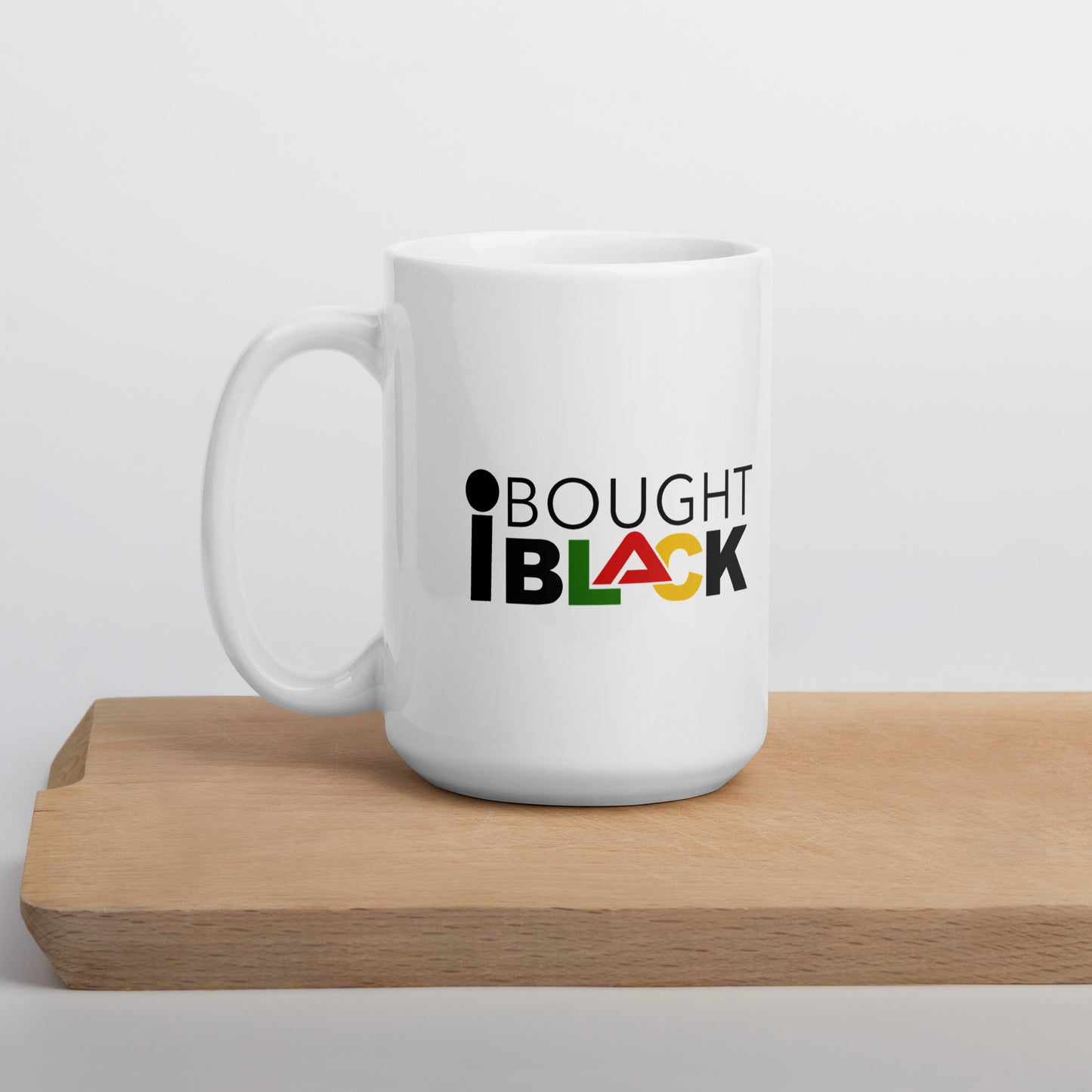 I Bought Black Coffee Mug (White)