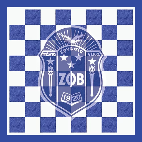 Zeta Phi Beta Chess Set