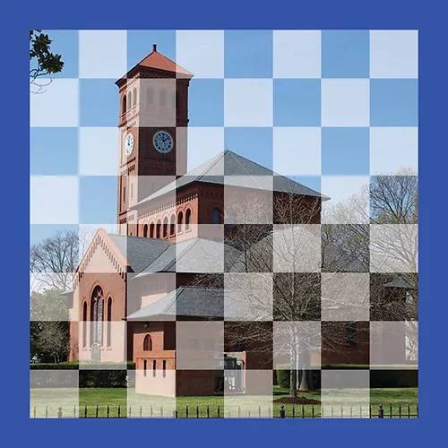 Hampton U Chess Set