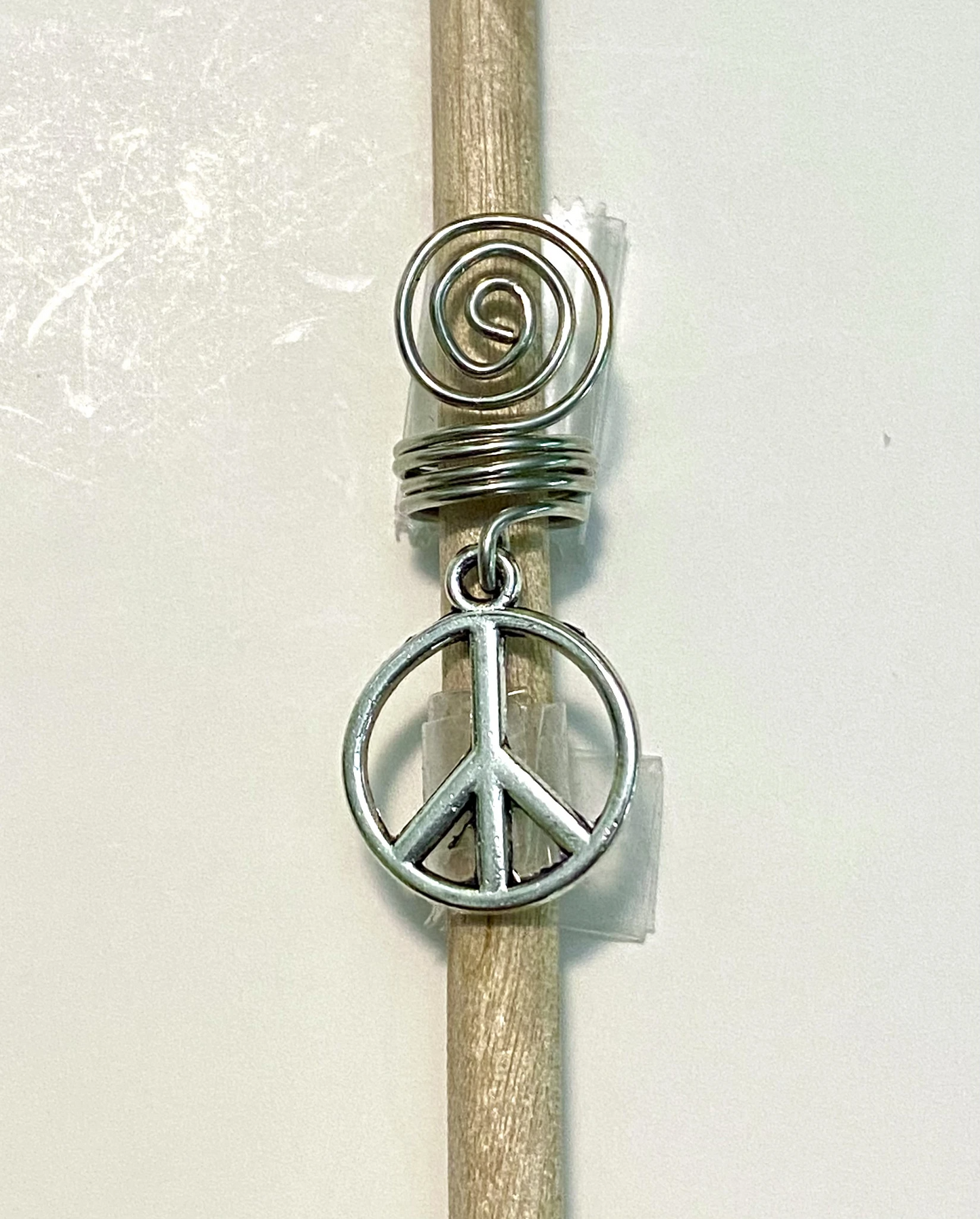 Peace Sign Hair Cuff
