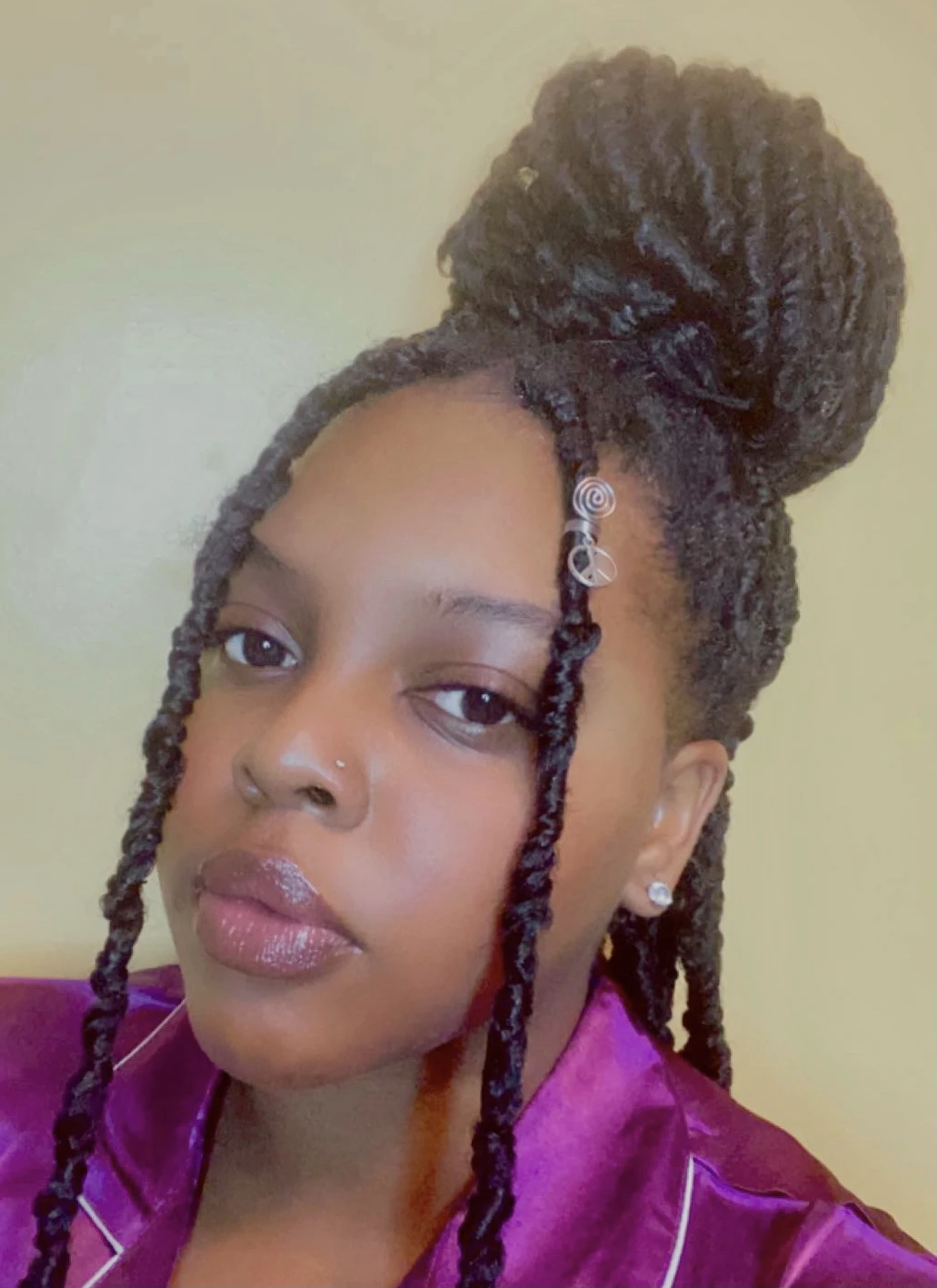 Peace Sign Hair Cuff