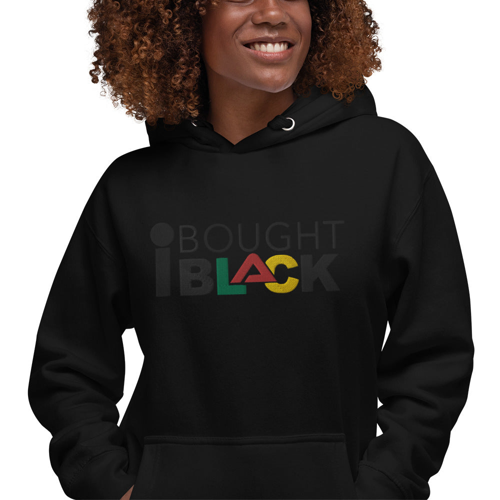 I Bought Black Unisex Hoodie
