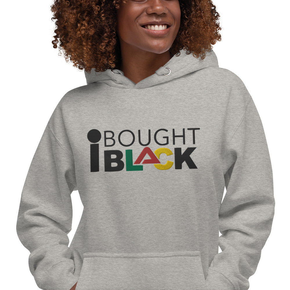 I Bought Black Unisex Hoodie