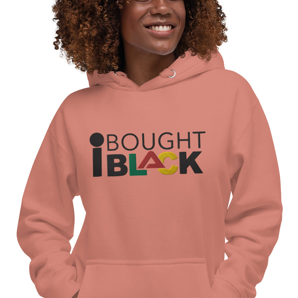 I Bought Black Unisex Hoodie