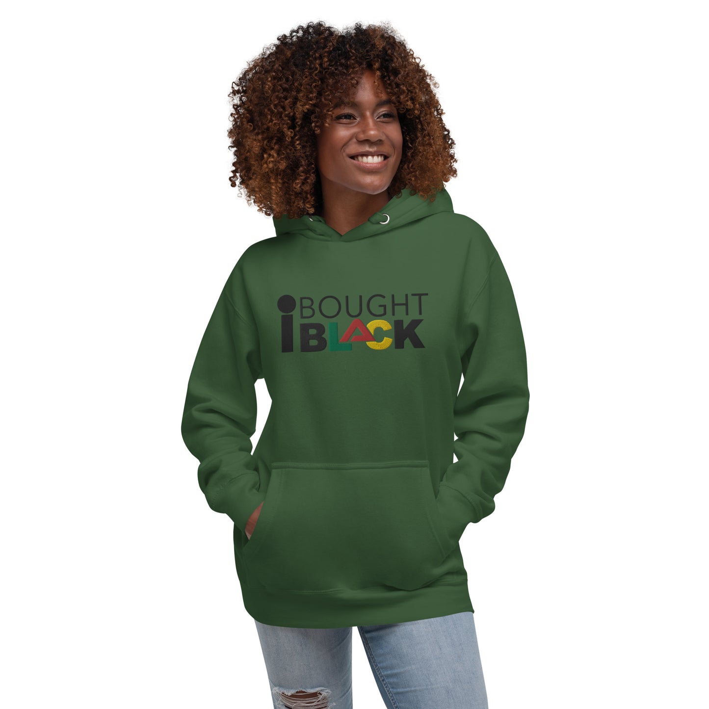 I Bought Black Unisex Hoodie