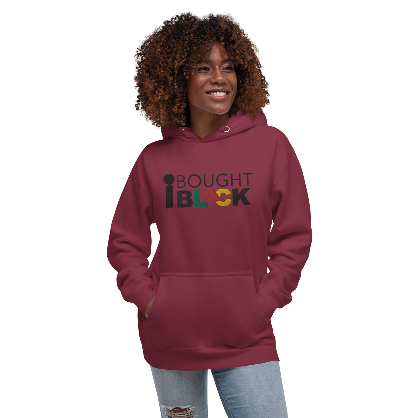 I Bought Black Unisex Hoodie