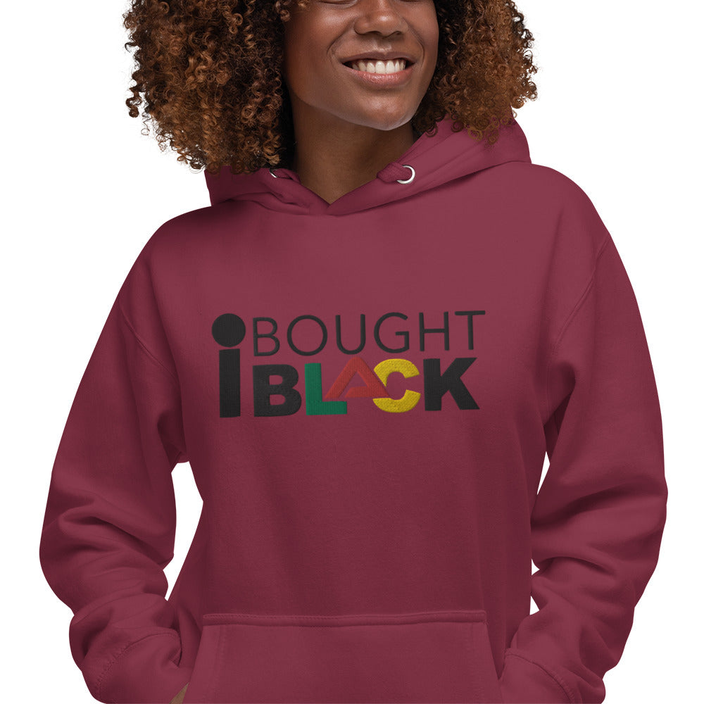 I Bought Black Unisex Hoodie