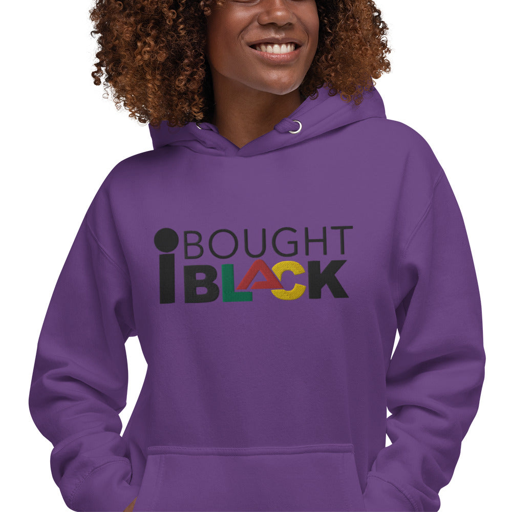 I Bought Black Unisex Hoodie