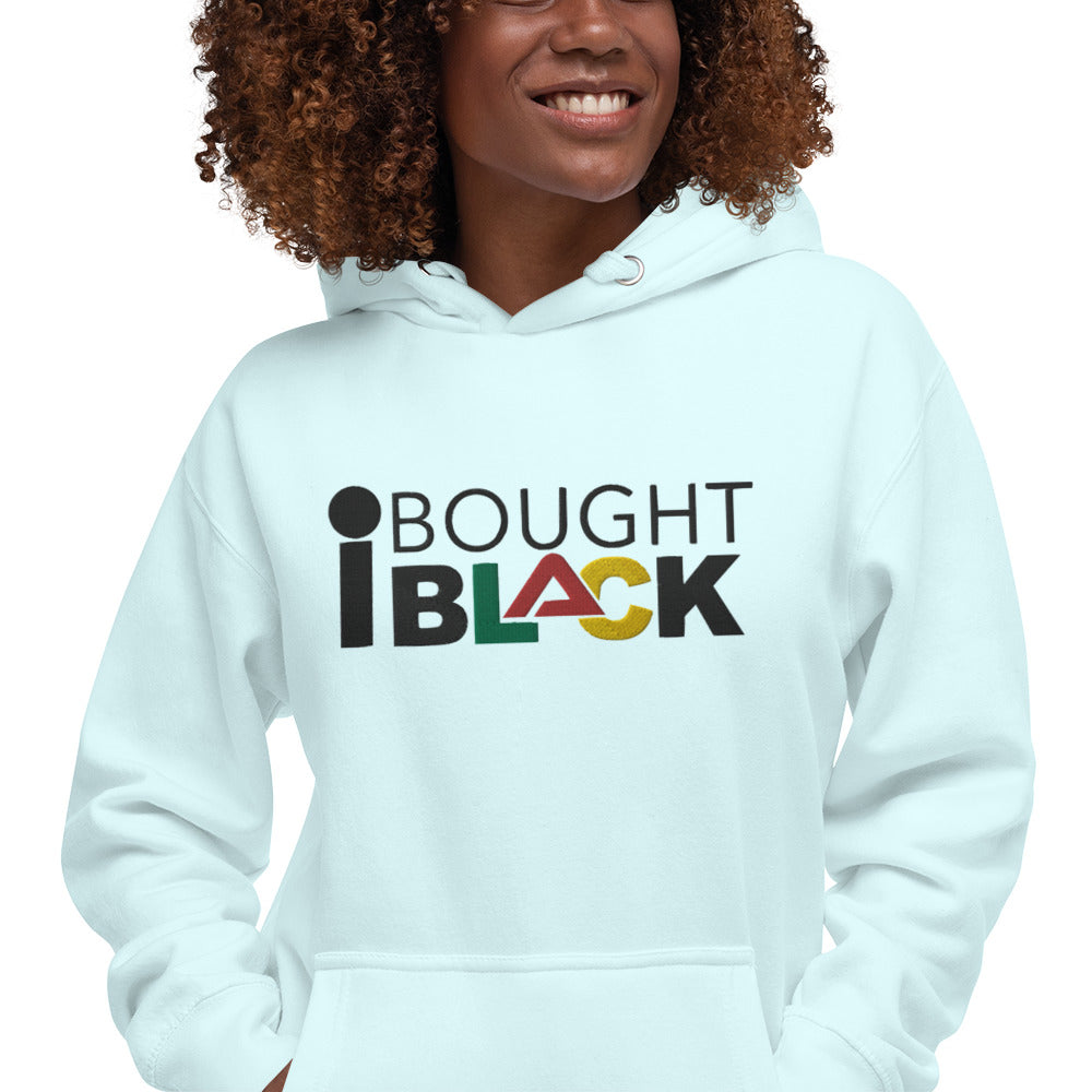 I Bought Black Unisex Hoodie