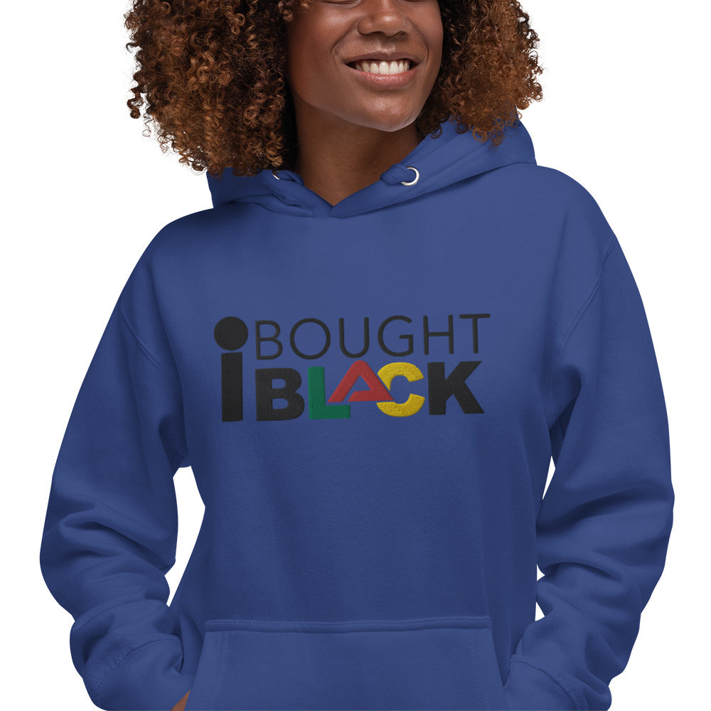 I Bought Black Unisex Hoodie