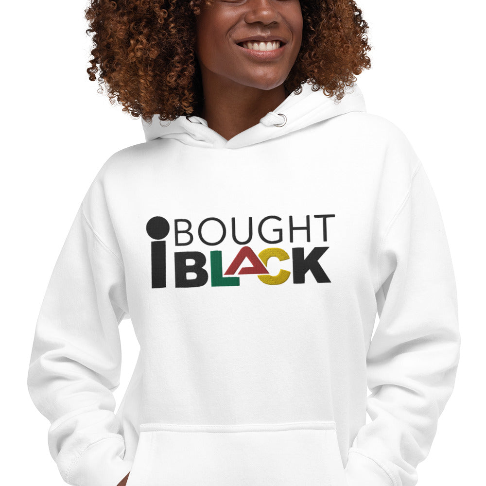 I Bought Black Unisex Hoodie