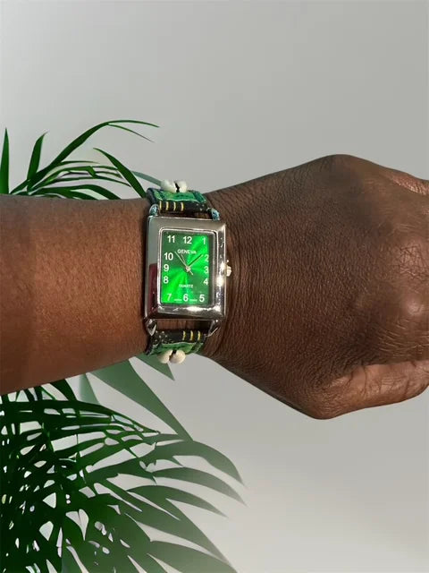 Cowrie Leather Watch