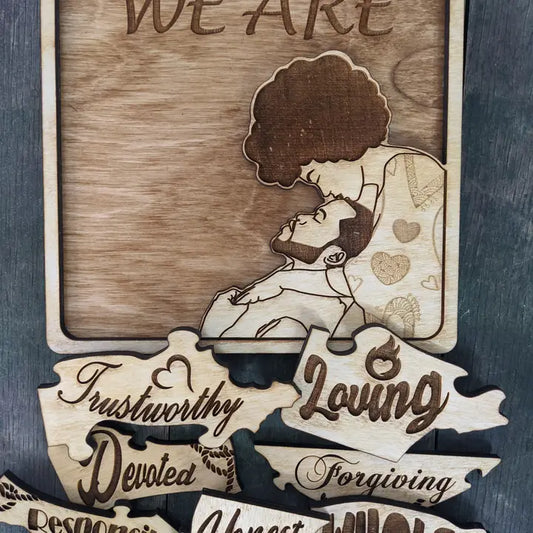 "WE ARE" Couples Affirmation Puzzle