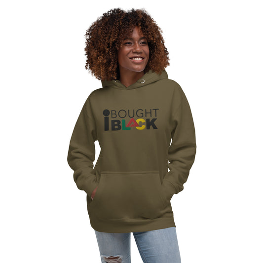 I Bought Black Unisex Hoodie (Black Lettering)